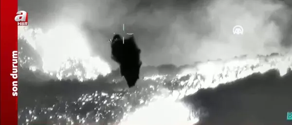 Bu kez yangınlar için gökyüzünde! İHA’lardan nokta atışı müdahale