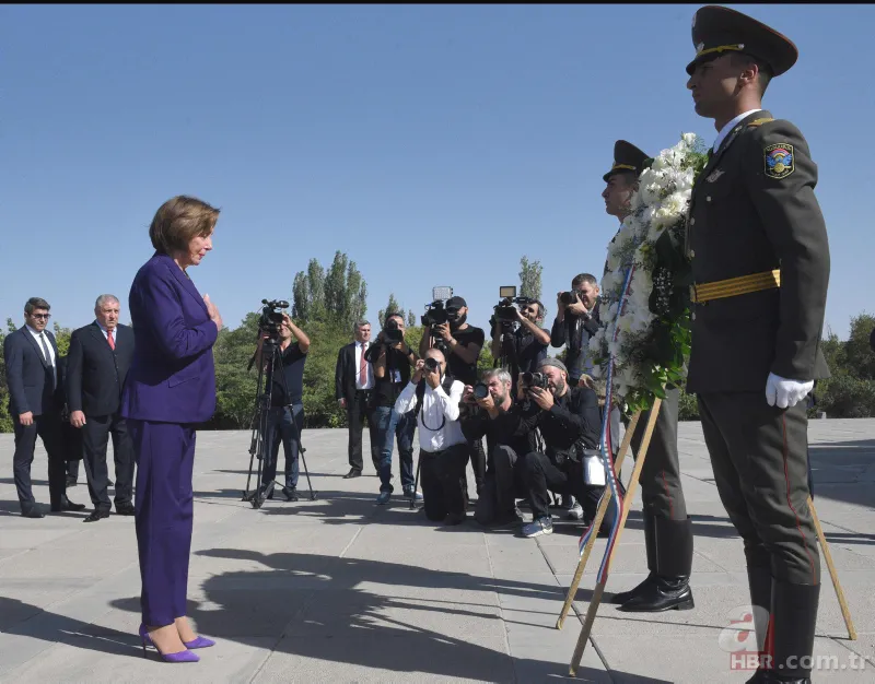 Kriz kadın Pelosi'nin yeni durağı Ermenistan! Türkiye ve Azerbaycan'a hadsiz sözler 3