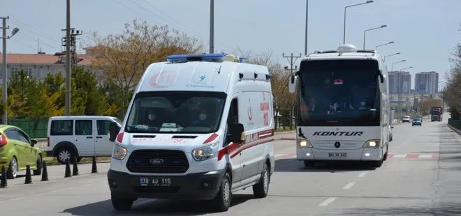 Son dakika | Karaman’da ekipler harekete geçti! 48 yolcu karantinada