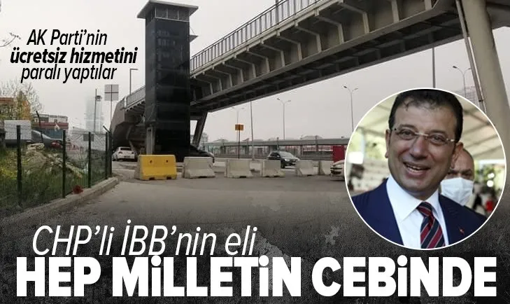 Son dakika | CHP'li İBB AK Parti'nin millete ücretsiz hizmetini paralıya çevirdi!