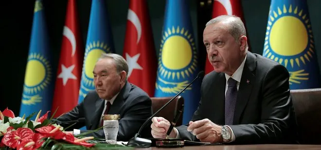 Erdoğan ve Nazarbayev’den ortak basın toplantısı! Türkiye ve Kazakistan’dan 5 anlaşma...