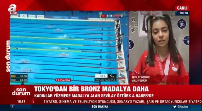 Tokyo’da bronz madalya alan Sevilay Öztürk A Haber’e konuştu: Çok mutluyum