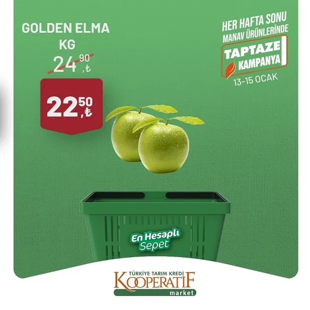 Tarım Kredi Market, 18 Ocak İndirim Kataloğu ile Müşterilerine Cazip Fırsatlar Sunuyor! Salatalık, Soğan, Limon, Çay, Türk Kahvesi ve Fazlası Uygun Fiyatlarla Satışta! - 6