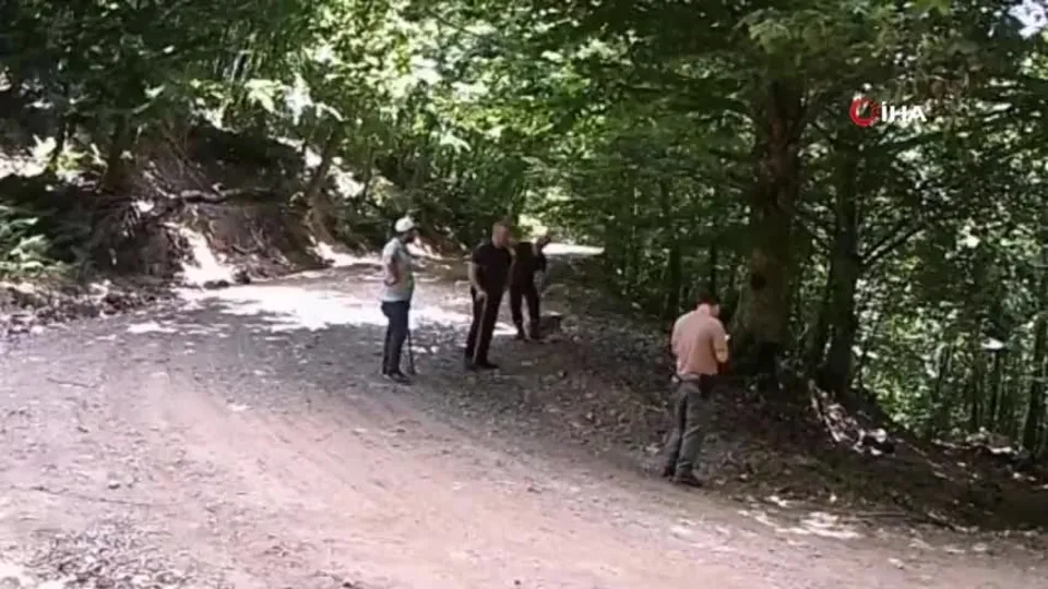 Görüntüler Balıkesir Gönen’den… Fotokapana yakalandı! İlginç anlar