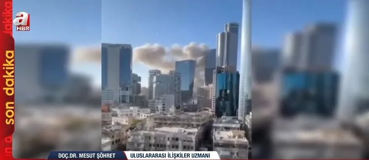 Tel Aviv'e füze yağdı... Katil İsrail'de büyük yıkım! A Haber'de çarpıcı sözler: 'Demir Kubbe' efsanesi kestane oldu