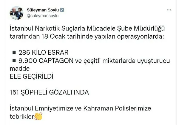 İçişleri Bakanı Süleyman Soylu dev operasyonu duyurdu: 151 kişi gözaltında - 1