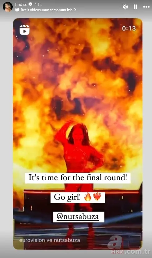 O Ses Türkiye'nin eski yarışmacısı Eurovision'a katıldı! Hadise'den dikkat çeken paylaşım... 5