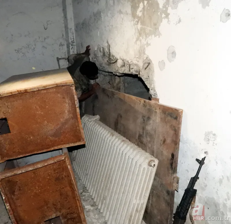 PKK/YPG’li teröristler Tel Abyad’ı köstebek yuvasına çevirmiş 7