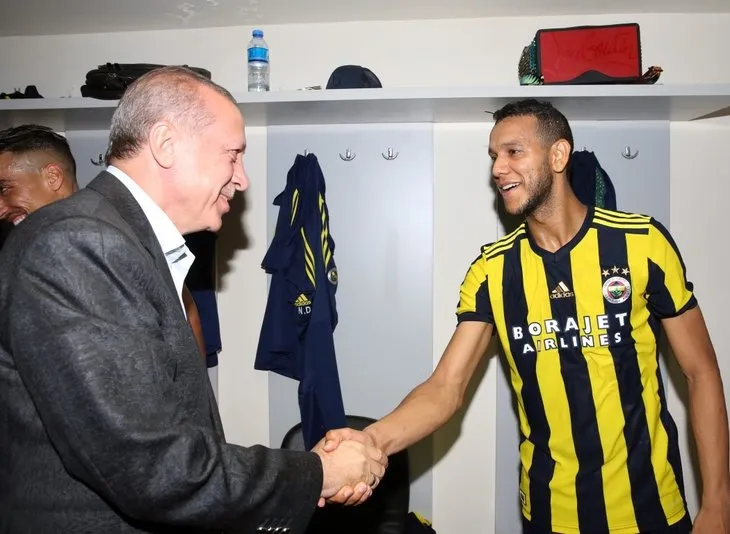 Cumhurbaşkanı Recep Tayyip Erdoğan, Fenerbahçe’yi tebrik etti.