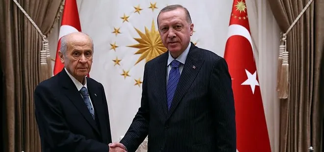Son dakika: Başkan Erdoğan ve Bahçeli görüştü