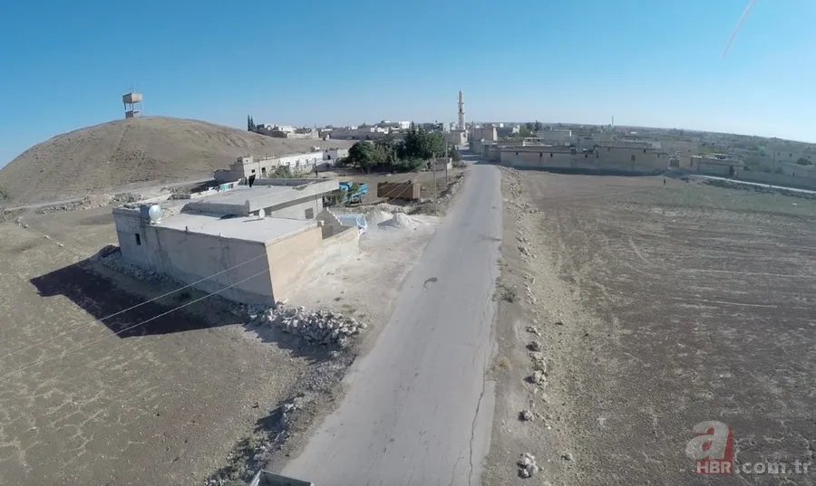 Fırat Kalkanı'nda DEAŞ'tan kurtarılan Dabık havadan görüntülendi 4