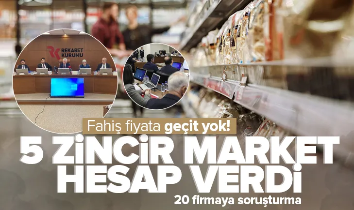 5 zincir marketten fahiş fiyat savunması!