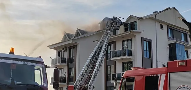 Çatıyı onarmak isterken evi yandı