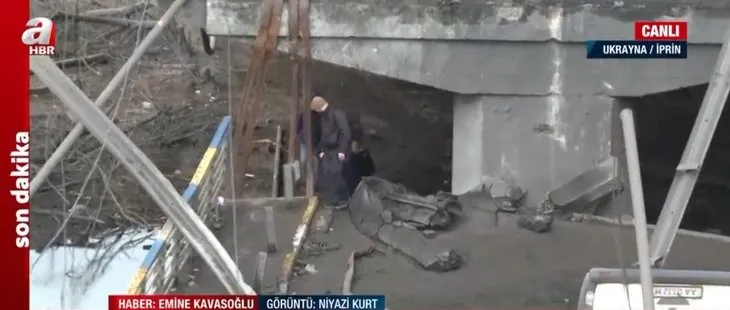 Ukrayna ordusunun köprü planı! Rusya’nın ilerlemesini durdurmak için patlatıldı