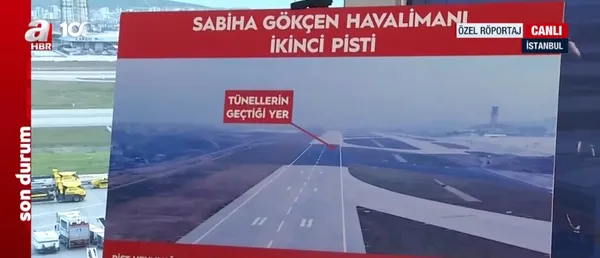 Sabiha Gökçen Havalimanı’nın yeni pisti açılıyor! Ulaştırma Bakanı Abdulkadir Uraloğlu A Haber’de