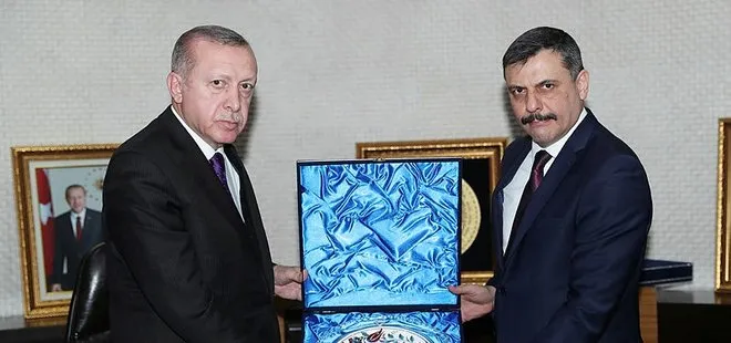 Başkan Erdoğan, Çorum Valisi Mustafa Çiftçi’yi kabul etti