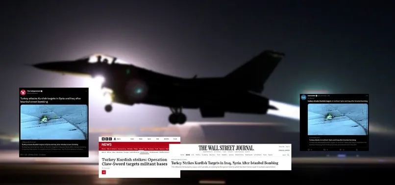 İşte terörün finansörü Batı'nın basını! PKK'yı görmezden gelip Pençe Kılıç'ı algı malzemesi yaptılar!