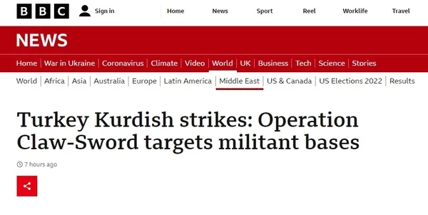 İşte terörün finansörü Batı’nın basını! PKK’yı görmezden gelip Pençe Kılıç’ı algı malzemesi yaptılar!