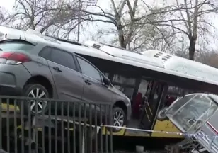 Esenler'de otoparkta faciadan dönüldü