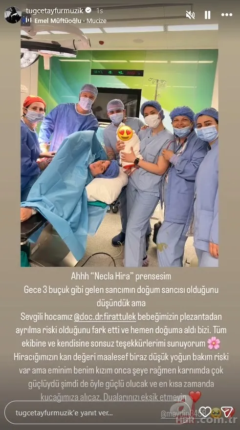 Annesinin adını taşıyacak! Tuğçe Tayfur'un kızı dünyaya geldi 4