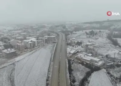 Kastamonu’da kar yağışı