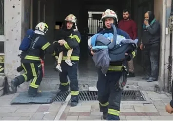 Denizli'de korkutan yangın! 17’si çocuk 21 kişi kurtarıldı