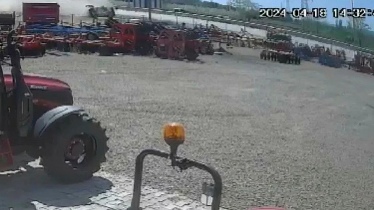 Çanakkale'de korkunç kaza! Defalarca takla attı sürücü dışarı fırladı