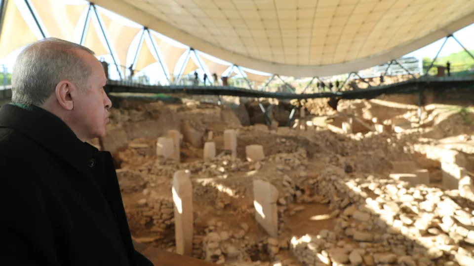 Başkan Erdoğan Göbeklitepe'de!