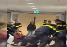 Hollanda polisi hamile kadını darp etti