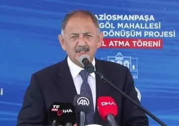 Bakan Özhaseki duyurdu:1 buçuk milyon evimizi yenilemek durumundayız