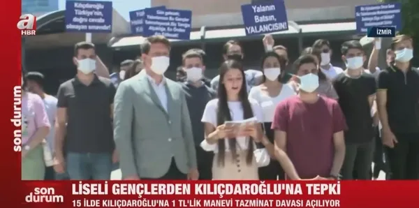 Öğrencilerin hayatıyla oynadı! Liseli gençlerden Kemal Kılıçdaroğlu’na 1 TL’lik dava!