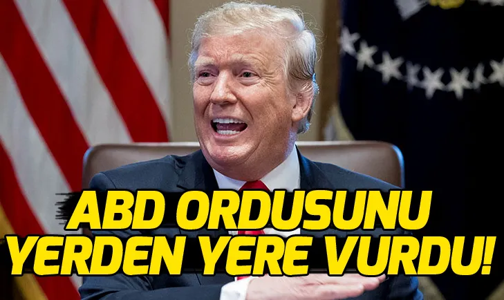 Trumptan ABD ordusuna şok sözler: İstedikleri tüm parayı verdim ancak...