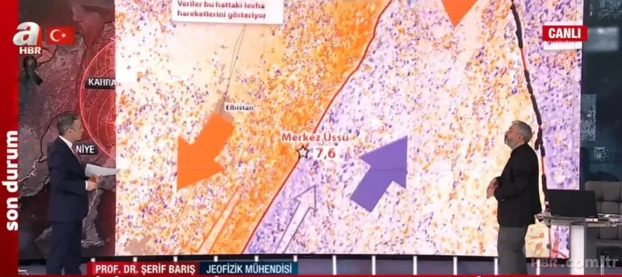 Kahramanmaraş depremi Dünya'nın çevresini 2 kez turladı! Prof. Dr. Şerif Barış A Haber'de anlattı: Anadolu'da 2500 yıldır böylesi görülmedi 15