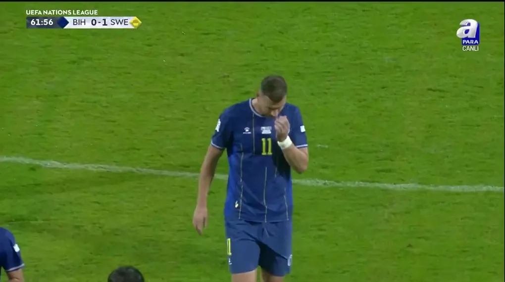 Dzeko'dan milli takıma hüzünlü veda