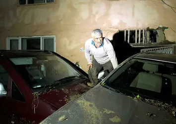 Bursa'daki selden yürek burkan görüntüler