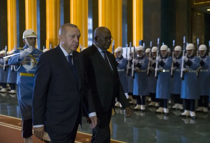 Başkan Erdoğan Burkina Faso Devlet Başkanı Kabore’yi karşıladı