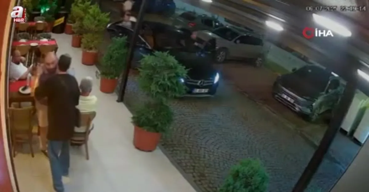 Samsun'da silahlı çatışma kamerada