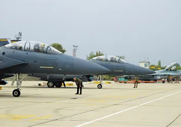 ABD'nin F-15 savaş uçakları Bulgaristan'da! "Castle Forge-2021" tatbikatı başlıyor