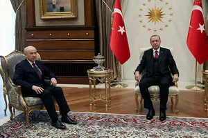 Erdoğan-Bahçeli görüşmesi sona erdi