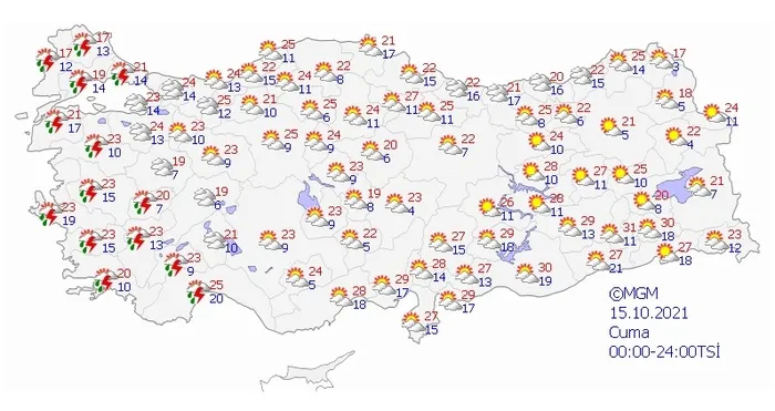 Meteoroloji son dakika hava durumu uyarısı | İstanbul Ankara İzmir'de sıcaklıklar... - 9