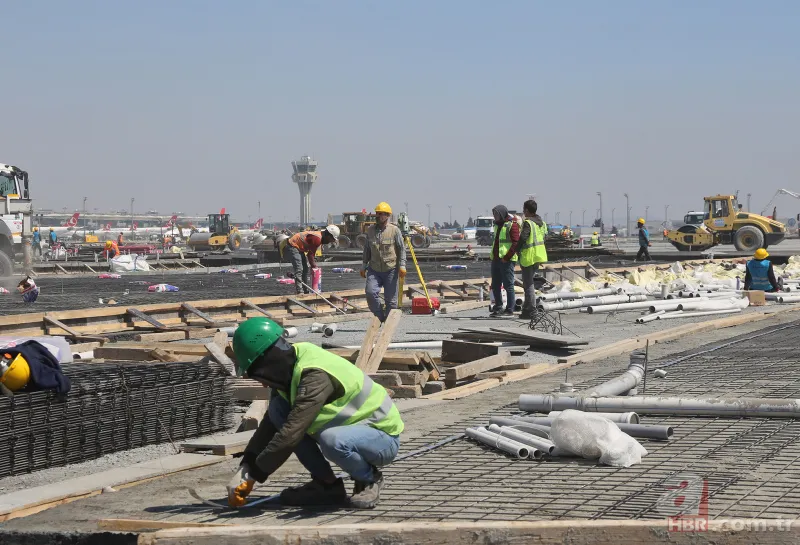 Başkan Erdoğan duyurmuştu! Atatürk Havalimanı'nda başlayan çalışmalar havadan görüntülendi 2