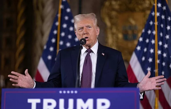 biden-afganistanda-kalan-artiklarini-toplama-pesinde-talibanla-bir-masaya-oturdu-1736327918758.jpg ABD'nin seçilmiş Başkanı Donald Trump (AFP)