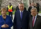 Başkan Erdoğan Berlinde Merkel ve Guterres tarafından böyle karşılandı |Video