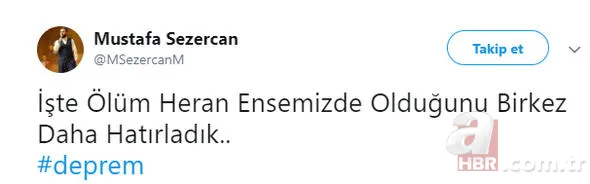 Deprem Twitter'da TT listesine girdi... İşte ilk yorumlar 10