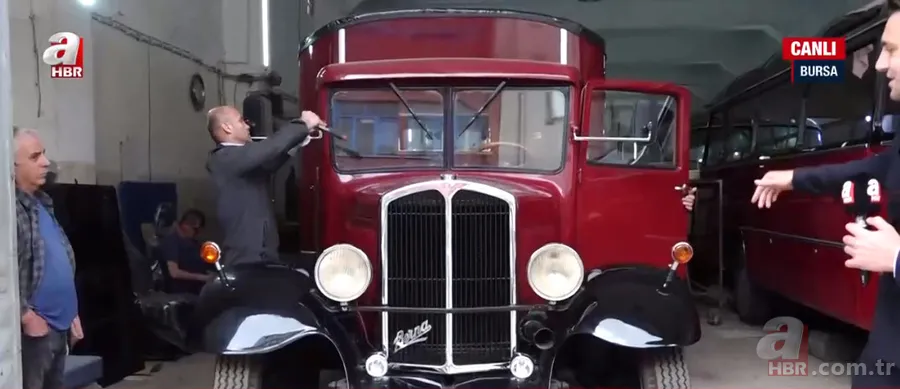 Hayran Modeler Hurda otobüslere sihirli dokunuş! 1938 model Berna Adler aracı yeniledi ...