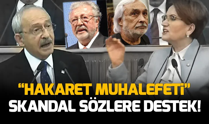 Hakaret ittifakı Muhalefetten Metin Akpınar ve Müjdat Gezene tam destek!
