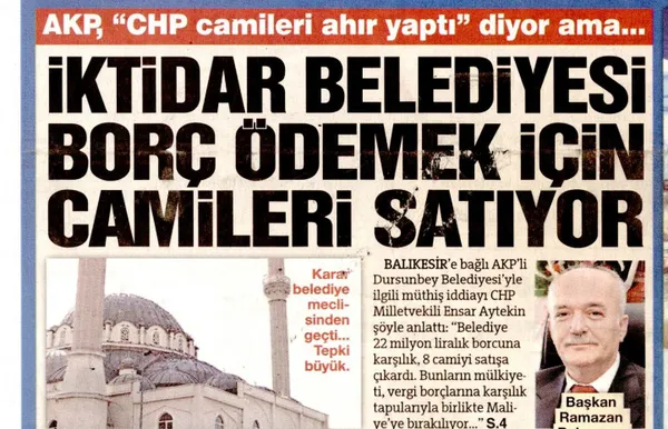 Sözcü'den 'camiler satılıyor' yalanı - 1