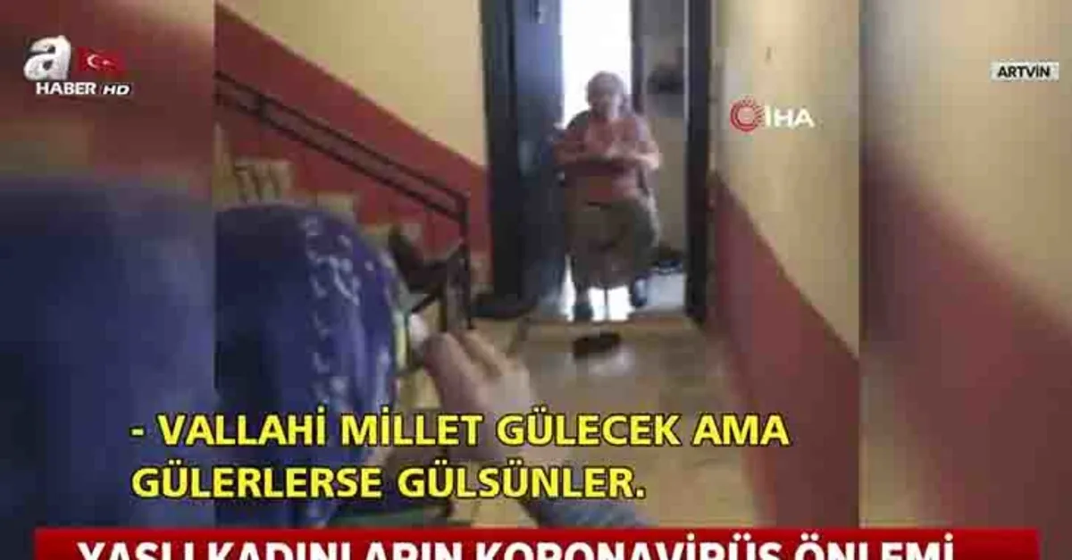 Artvin'de koronavirüs 27 yıllık komşuları ayıramadı! Görüntüler sosyal medyayı salladı |Video