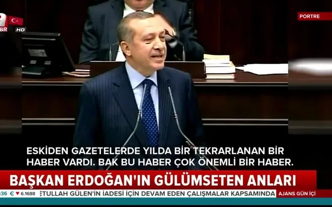 Başkan Erdoğan'ın gülümseten anları