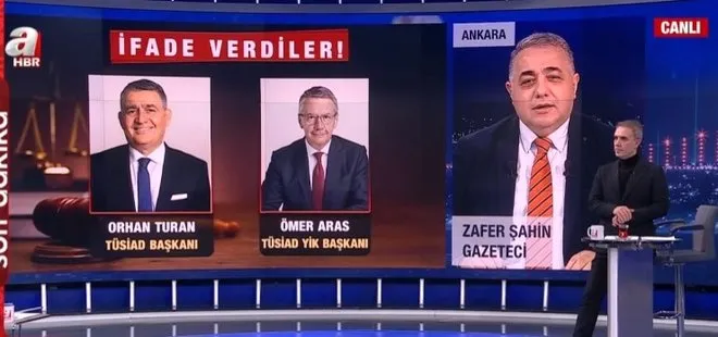 Parayla siyasi dizayn hamlesinin şifresi! Zafer Şahin A Haber’de: TÜSİAD’ın çıkışı ayaklarındaki toprağın kaydığını gösteriyor!